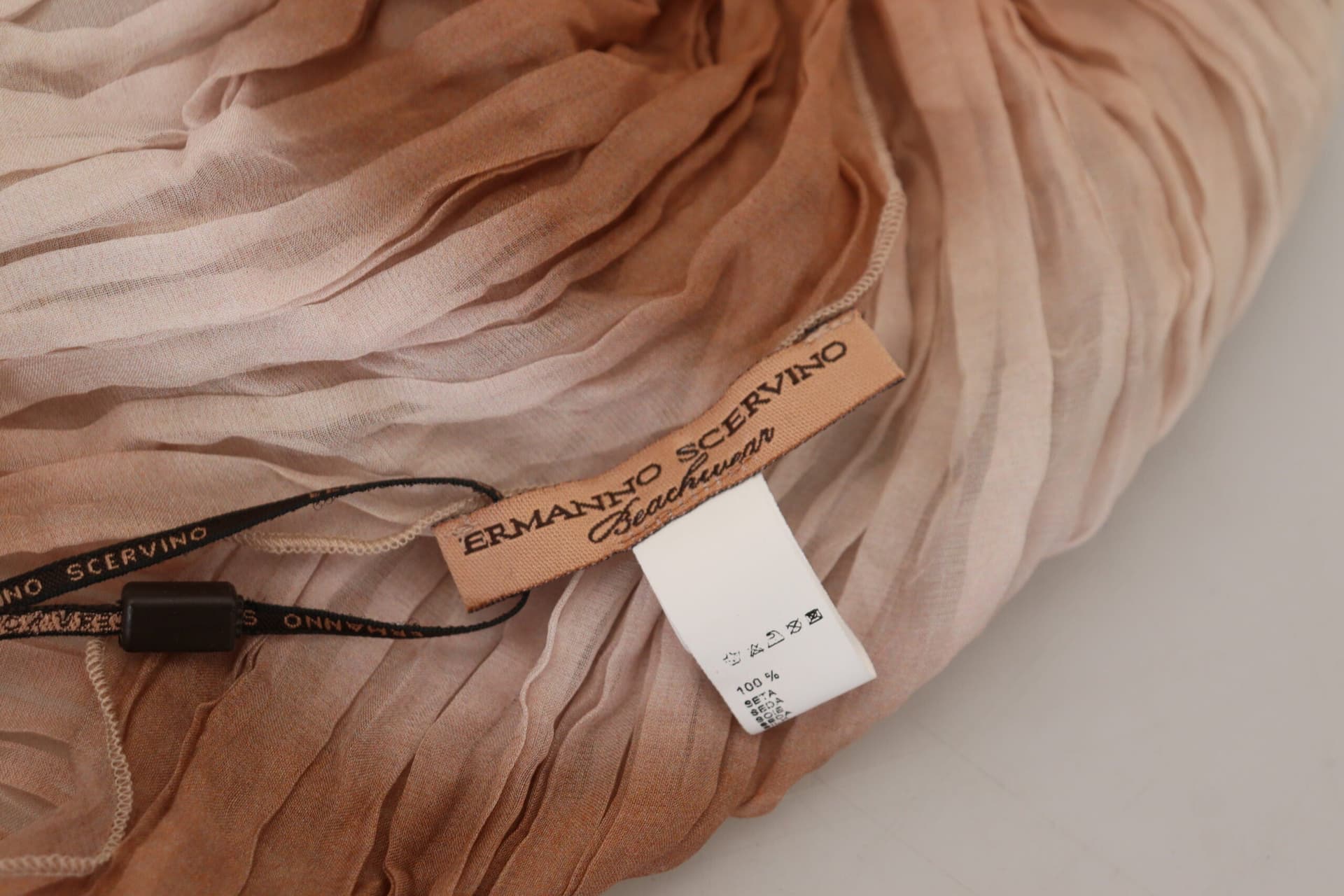 Multicolor Silk Wrap Shawl Foulard Scarf - 3
