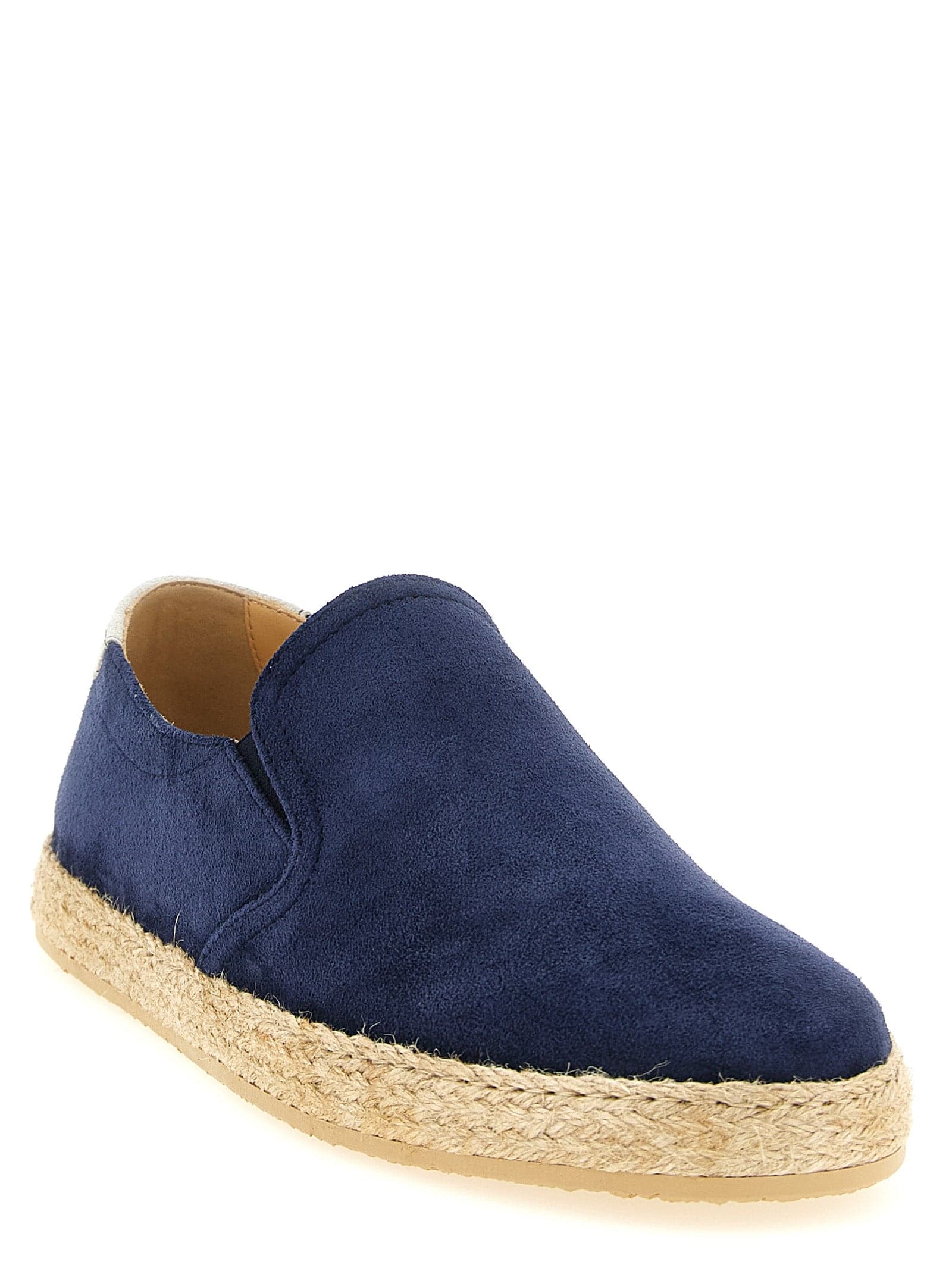 Blue Calfskin Espadrilles - 2