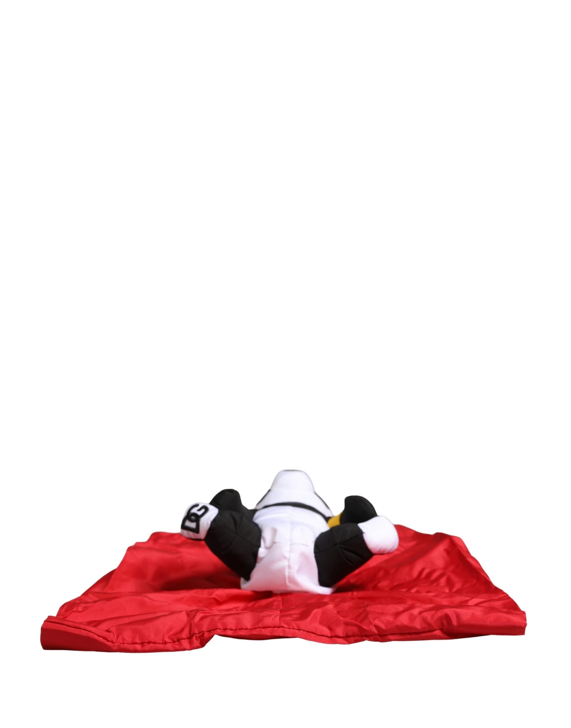 Men Red Polyester Panda Stuffed Ecobag Tote Borse Bag - 4