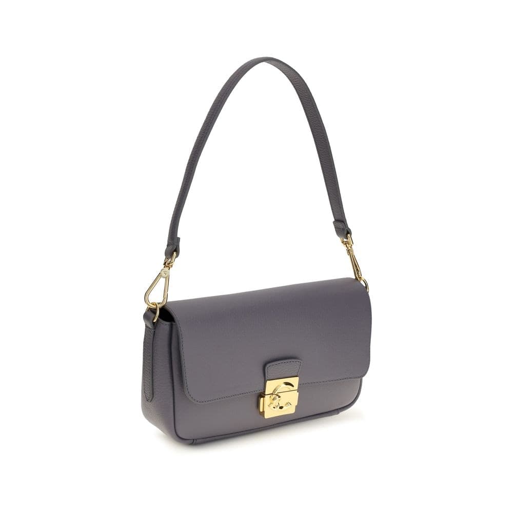 Blue Calf Leather Bos Taurus Shoulder Bag - 2