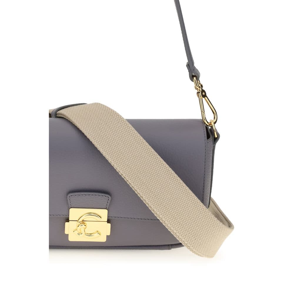 Blue Calf Leather Bos Taurus Shoulder Bag - 4