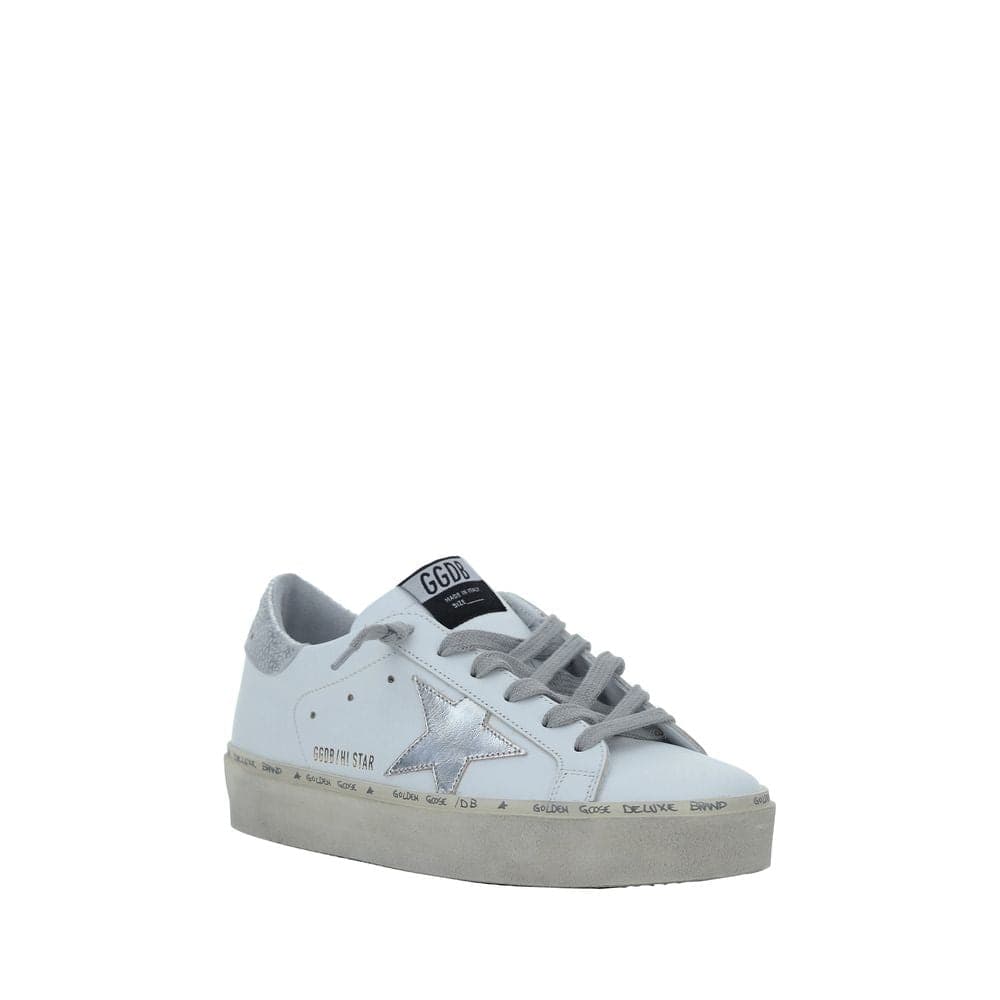 White Calf Leather Bos Taurus Low Top Sneakers - 2