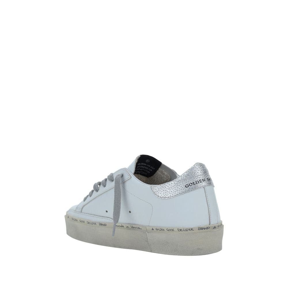 White Calf Leather Bos Taurus Low Top Sneakers - 3
