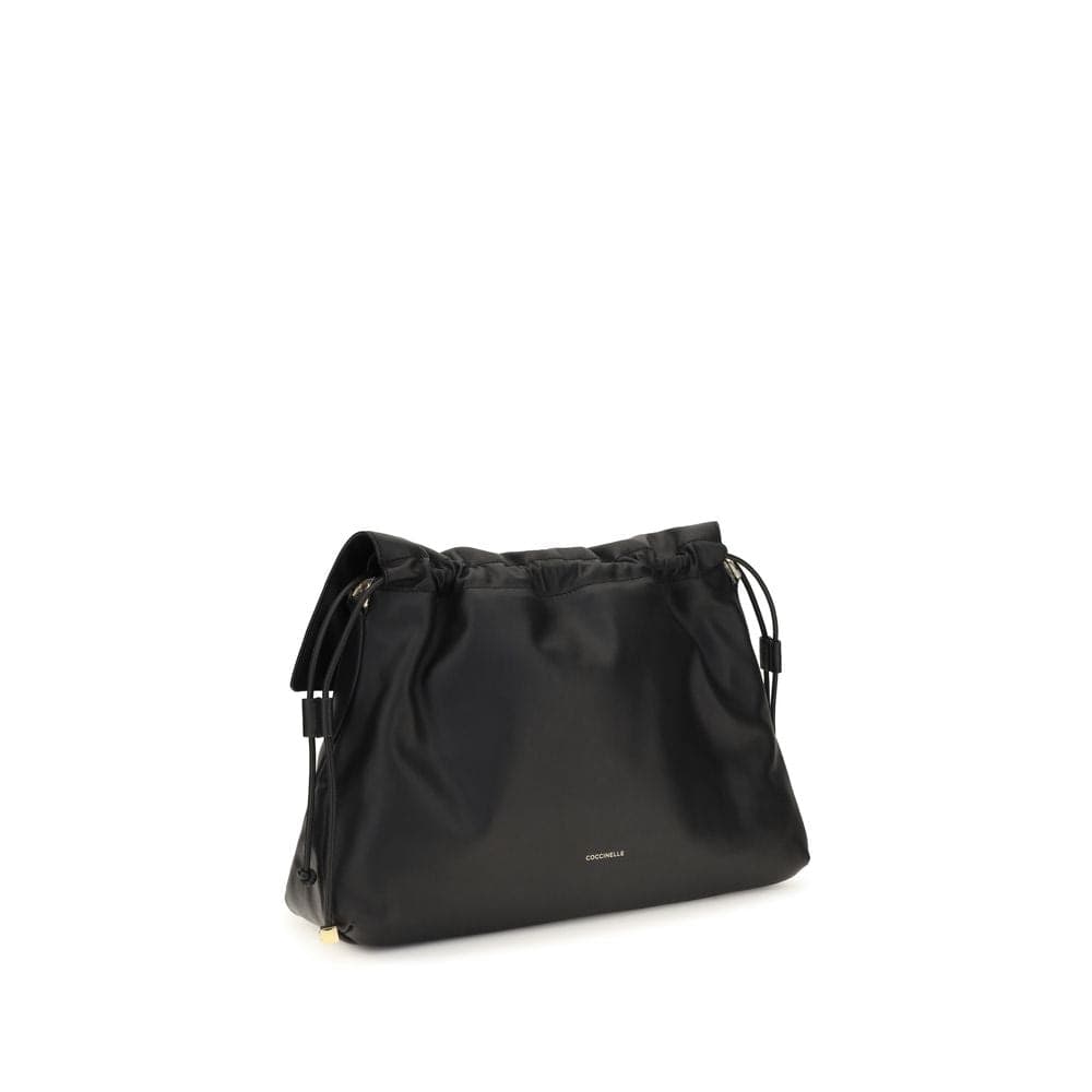 Black Calf Leather Bos Taurus Shoulder Bag - 3