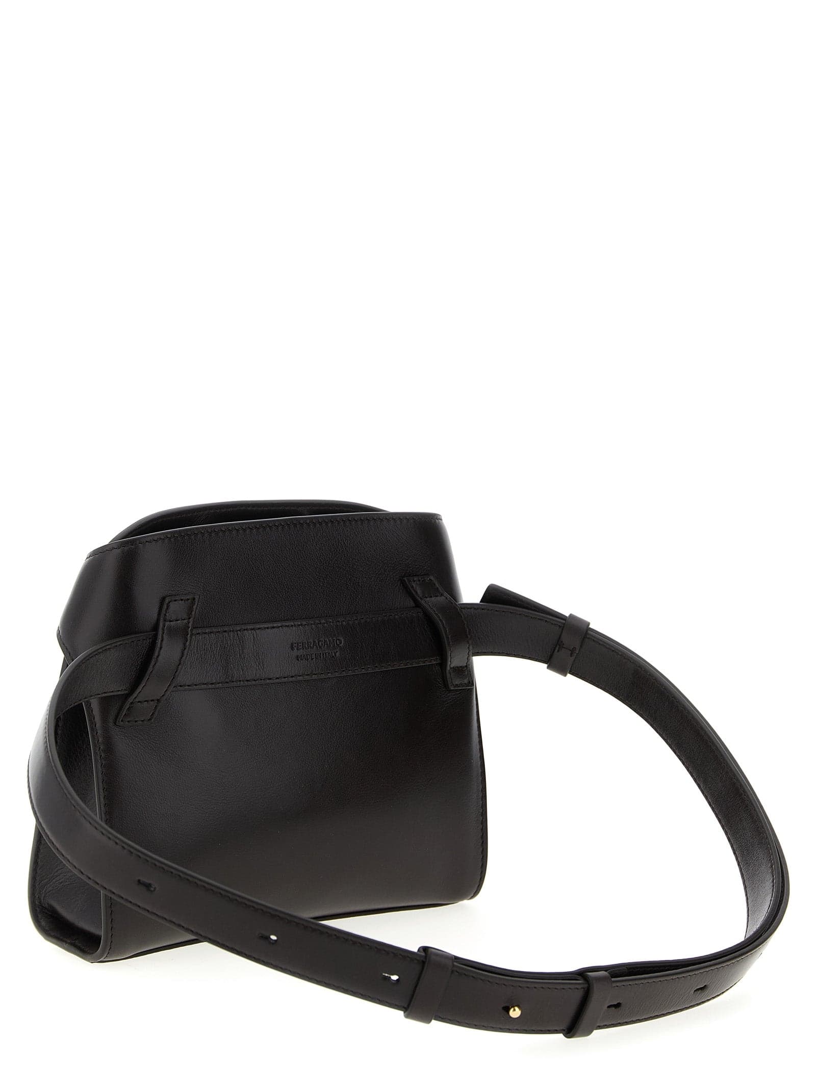Brown Calfskin Crossbody Bag - 2