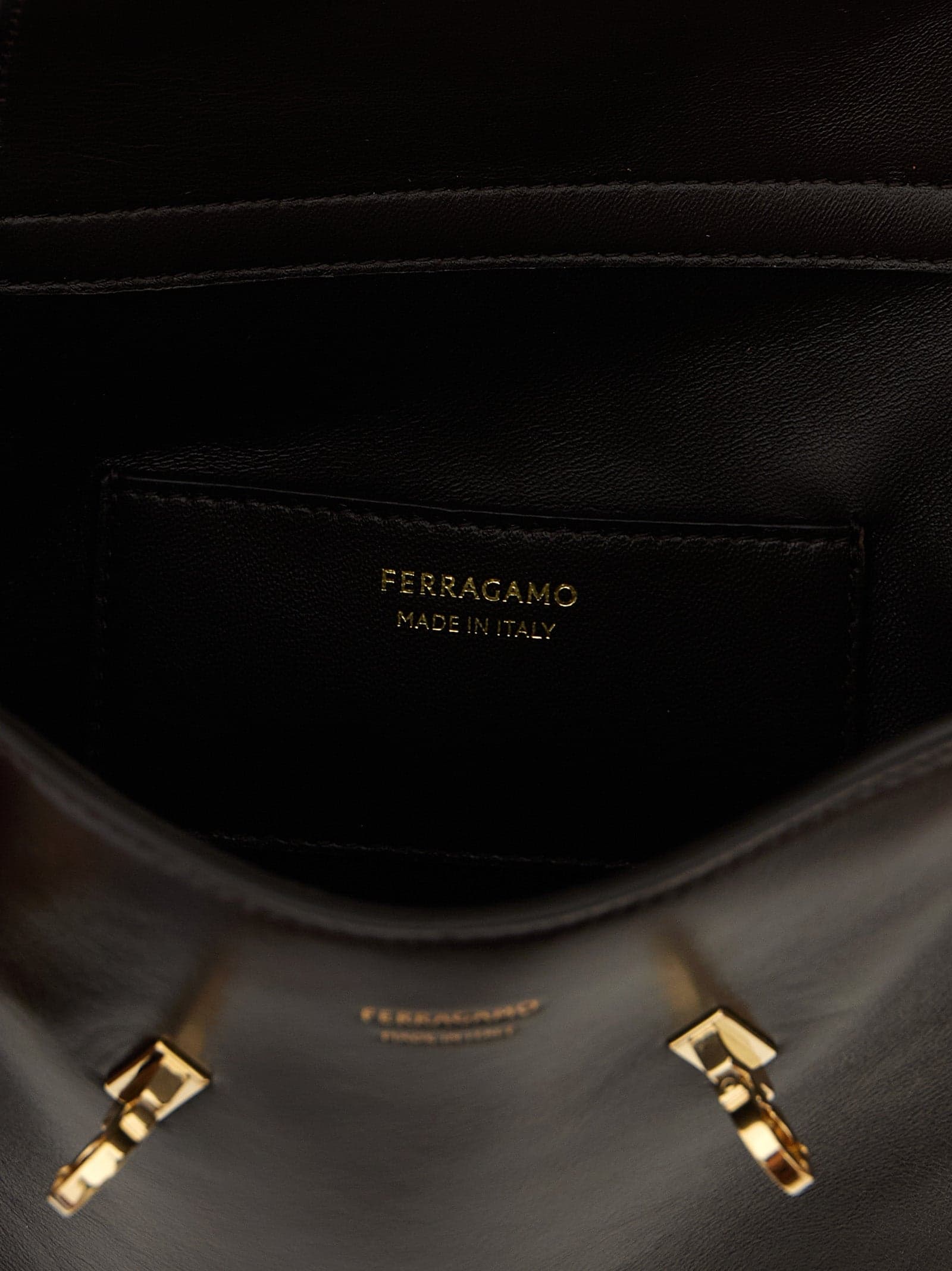 Brown Calfskin Crossbody Bag - 4