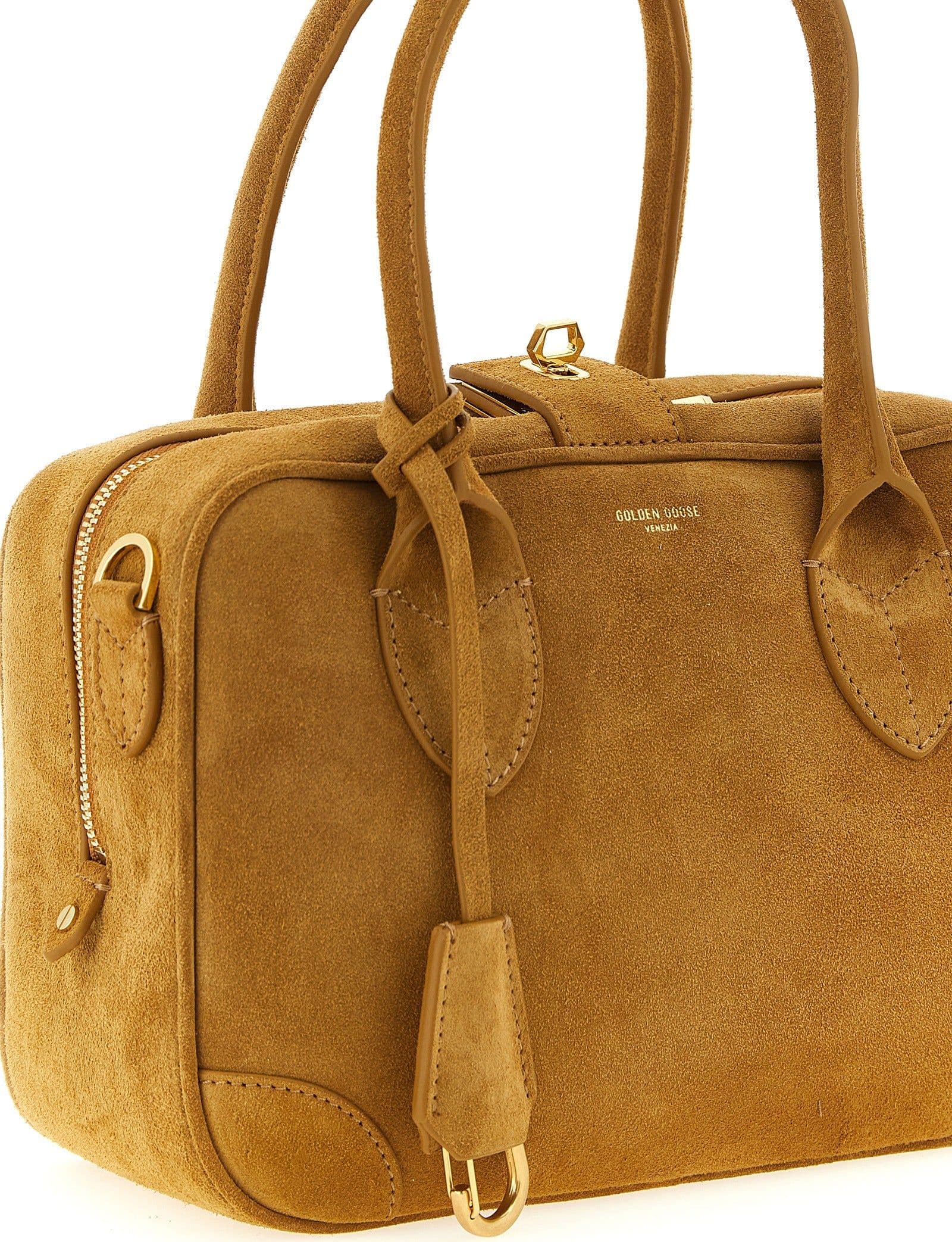Beige Cowhide Handbag - 3