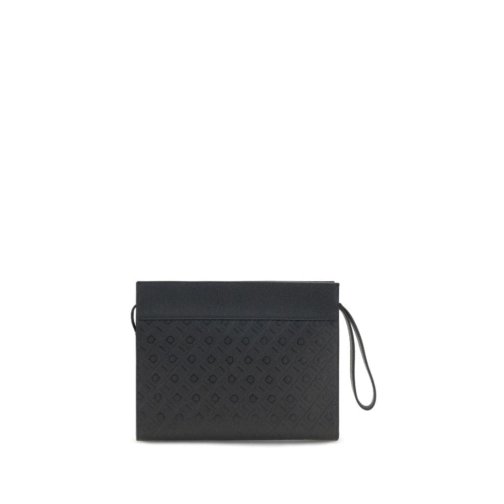 Black Calf Leather Bos Taurus Handbag - 2
