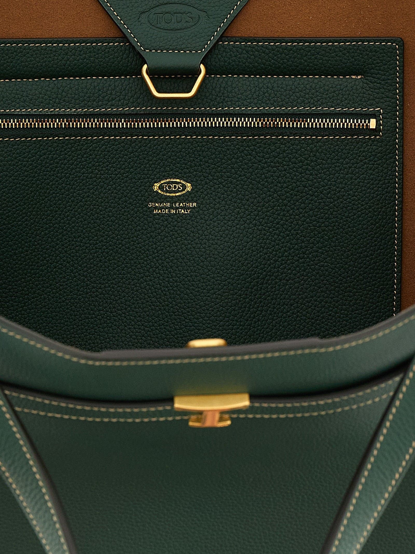 Bicolor Calfskin Tote Bag - 4