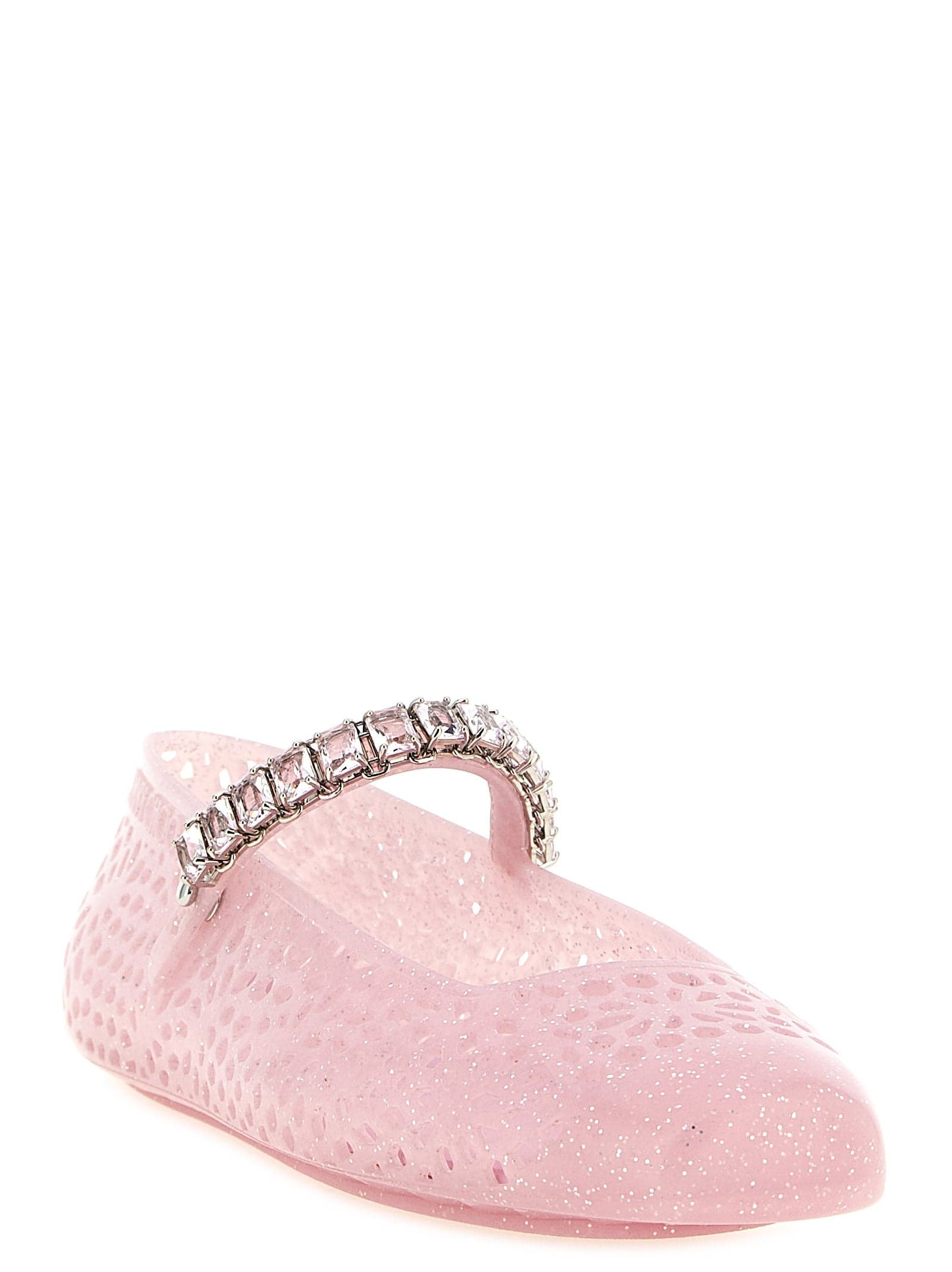 Multicolor Plastic Ballet Flats - 2