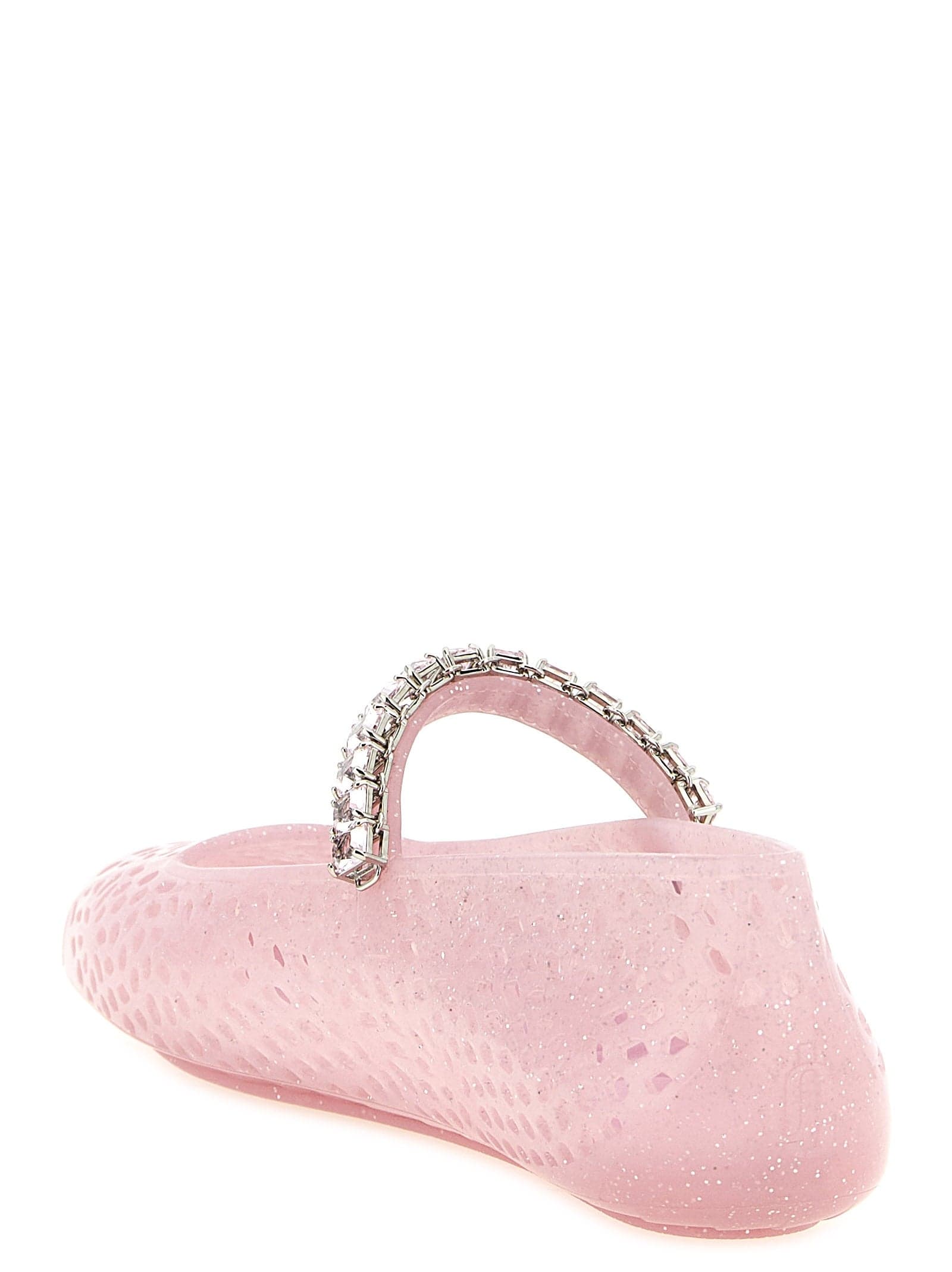 Multicolor Plastic Ballet Flats - 3