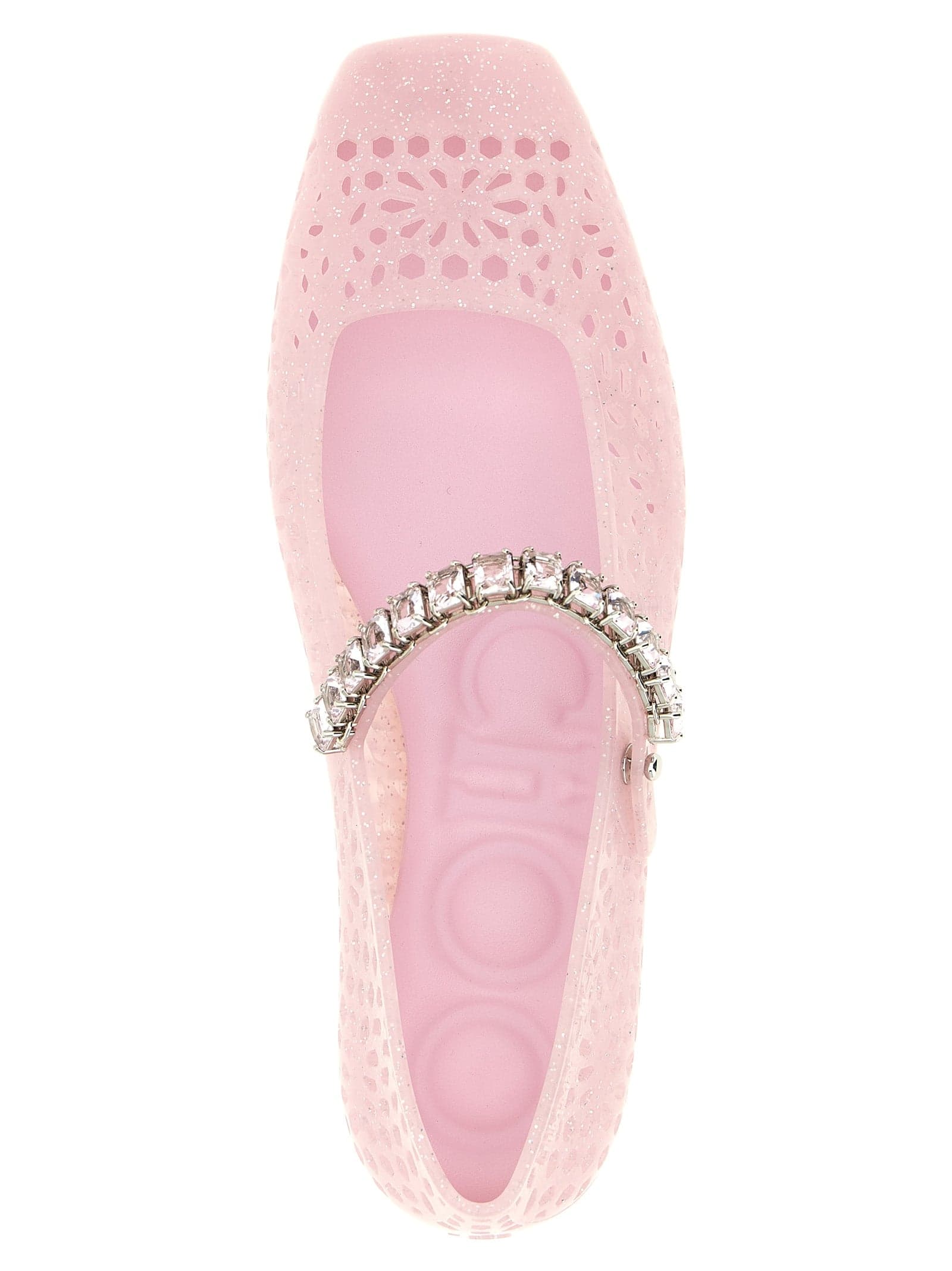 Multicolor Plastic Ballet Flats - 4
