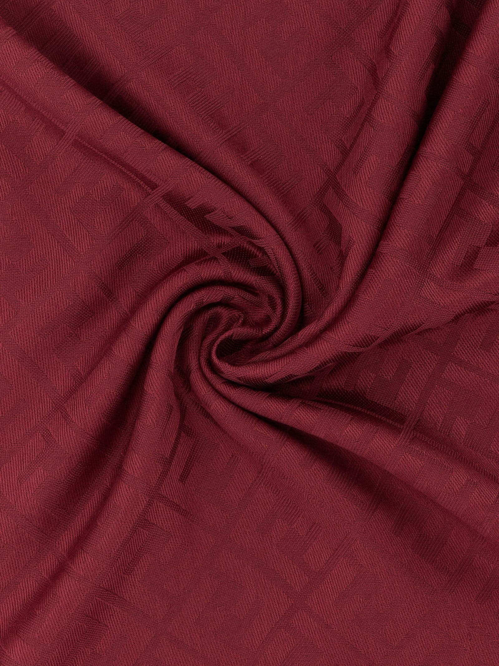 Bordeaux Silk Foulard - 3
