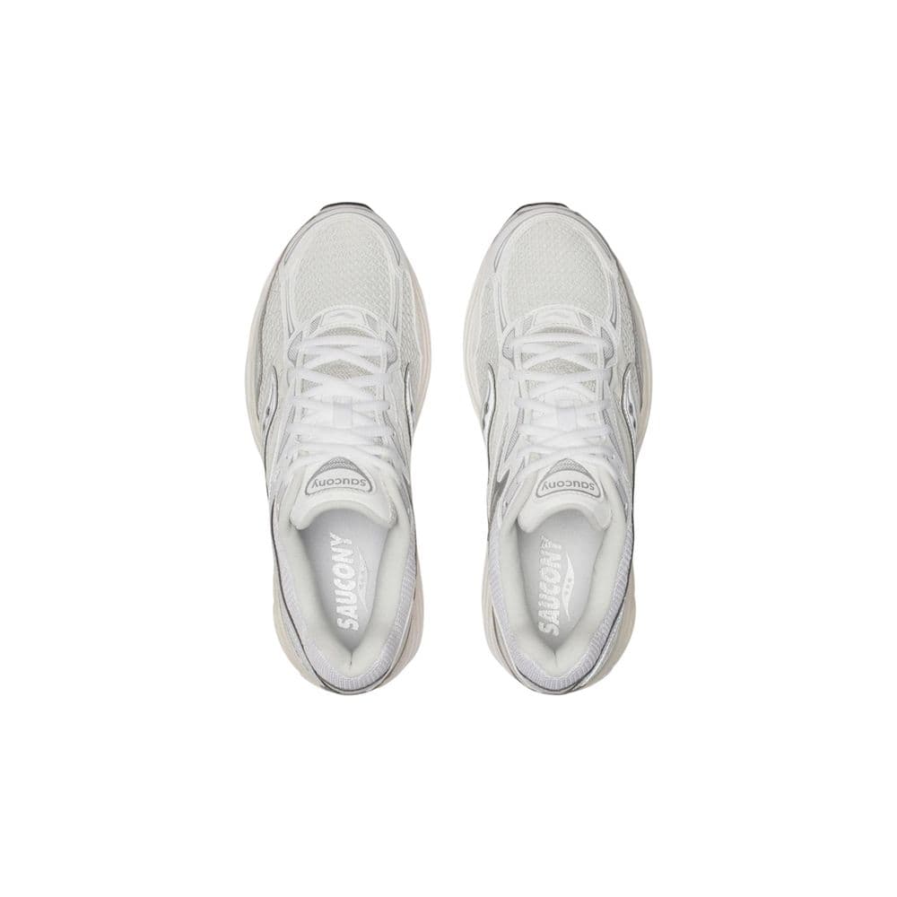 Silver Synthetic Athletic Sneakers - 2