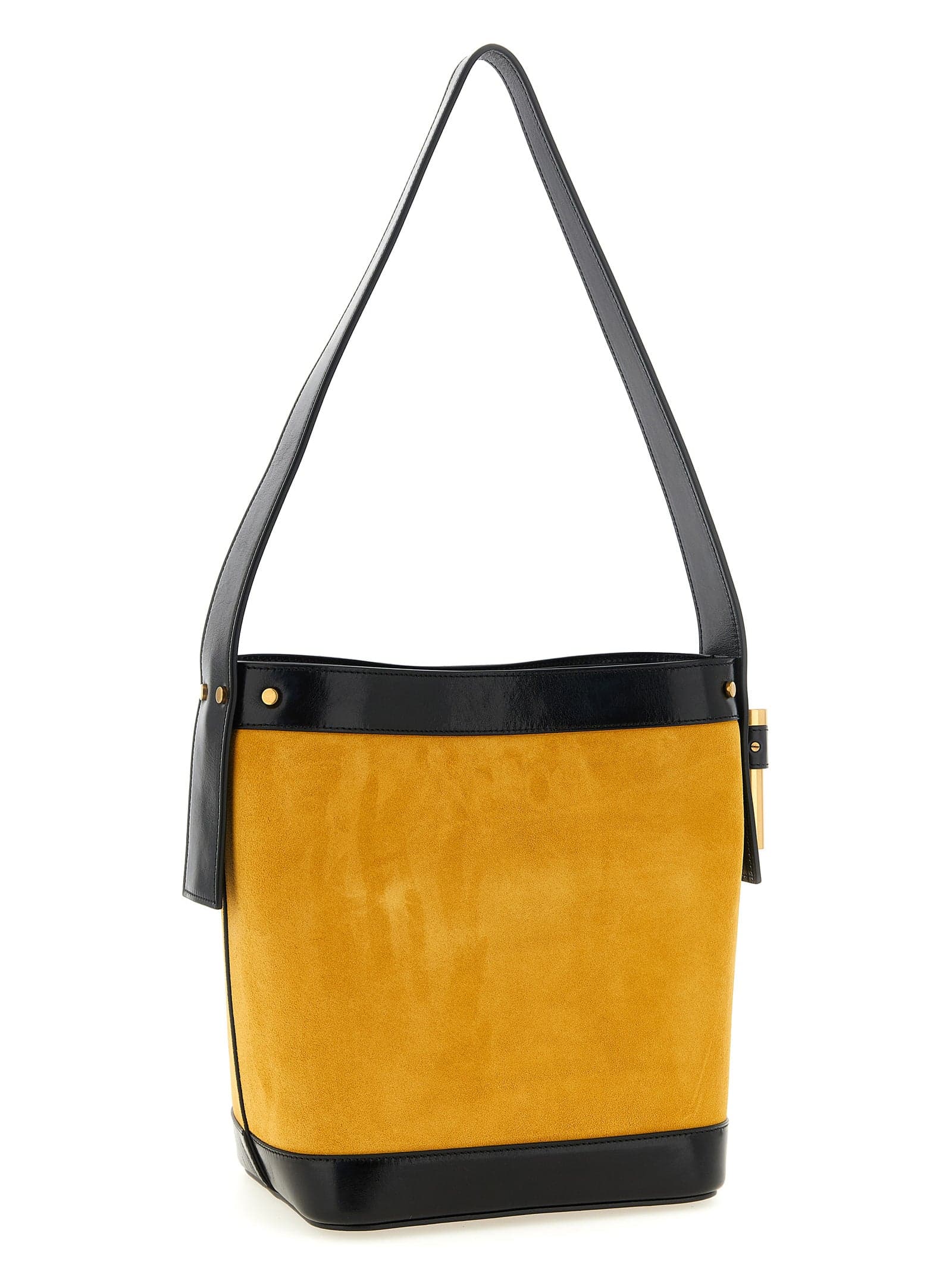 Bicolor Calfskin Shoulder Bag - 2
