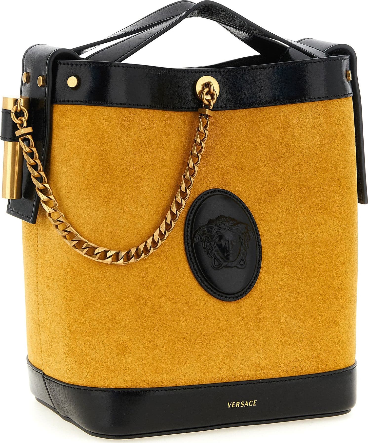 Bicolor Calfskin Shoulder Bag - 3