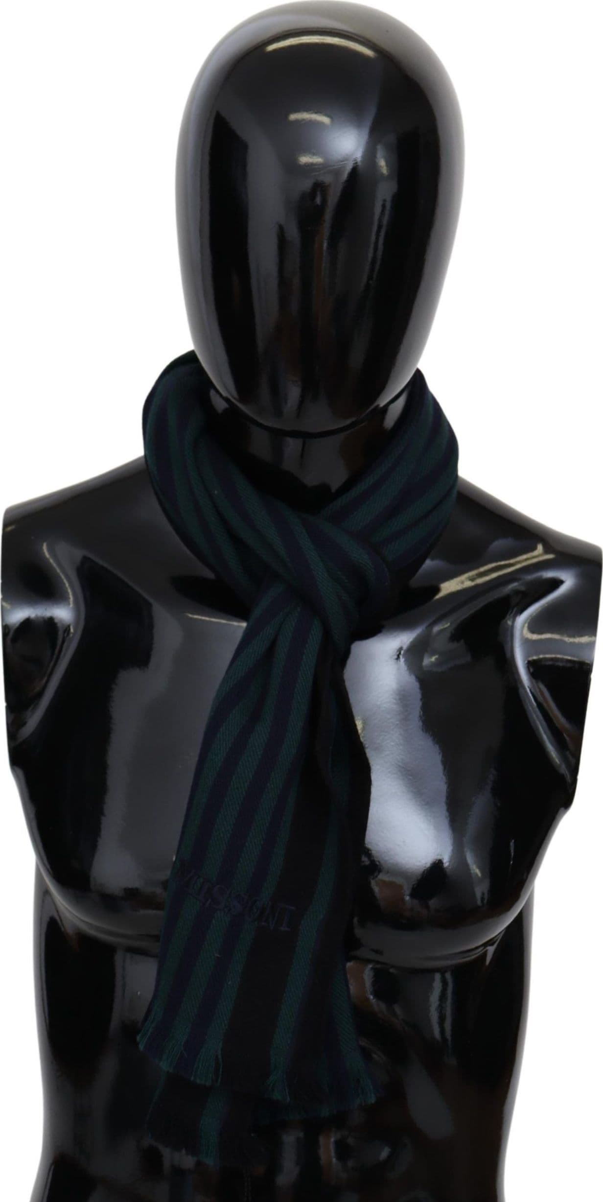 Multicolor Striped Wool Unisex Neck Wrap Shawl - 4