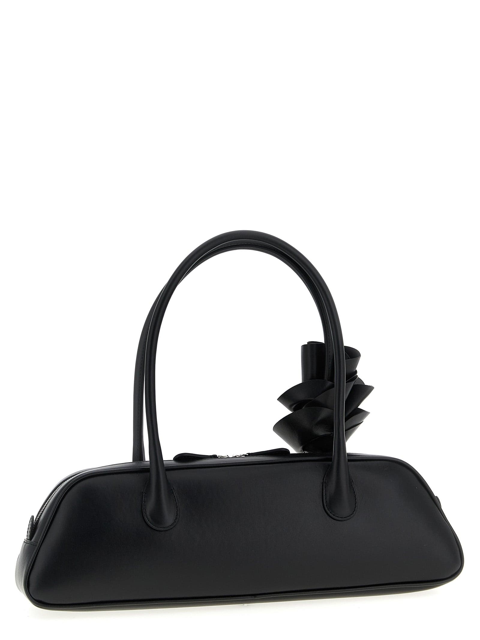 Black Calfskin Shoulder Bag - 2