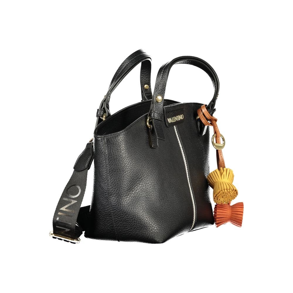 Black Polyurethane Women's Bag - 3