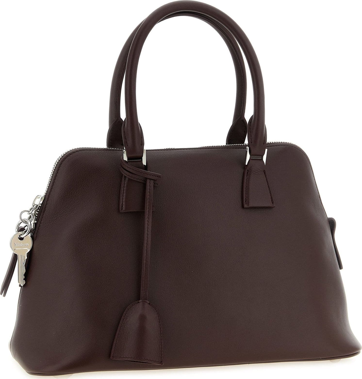 Bordeaux Calfskin Shoulder Bag - 3