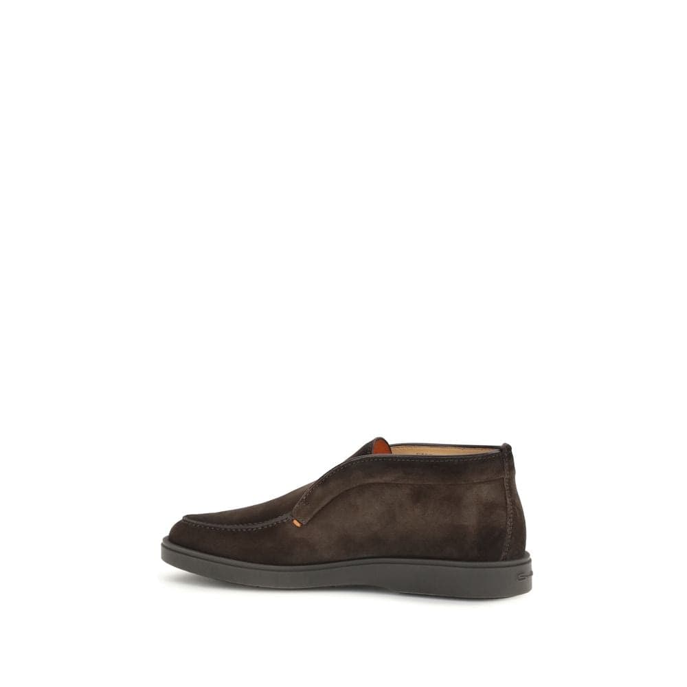Brown Calf Leather Bos Taurus Ankle Boots - 3