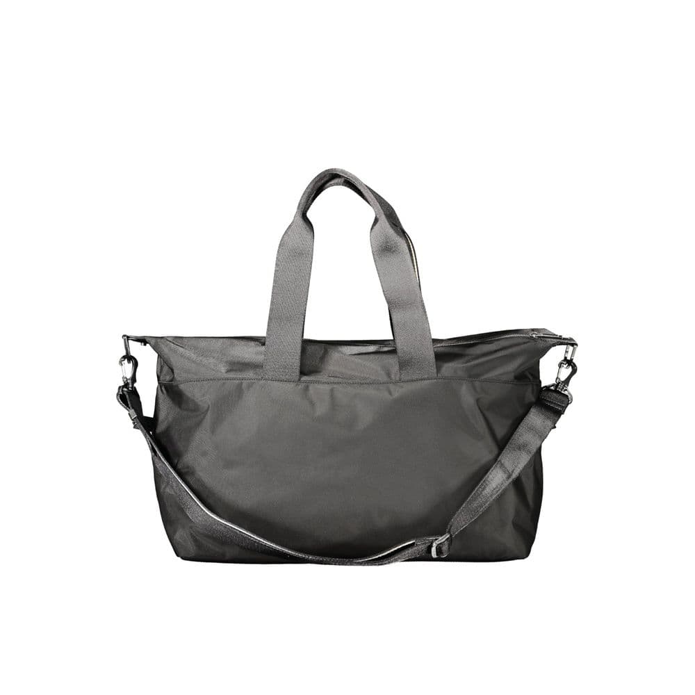 Black Polyurethane Men's Bag - 2