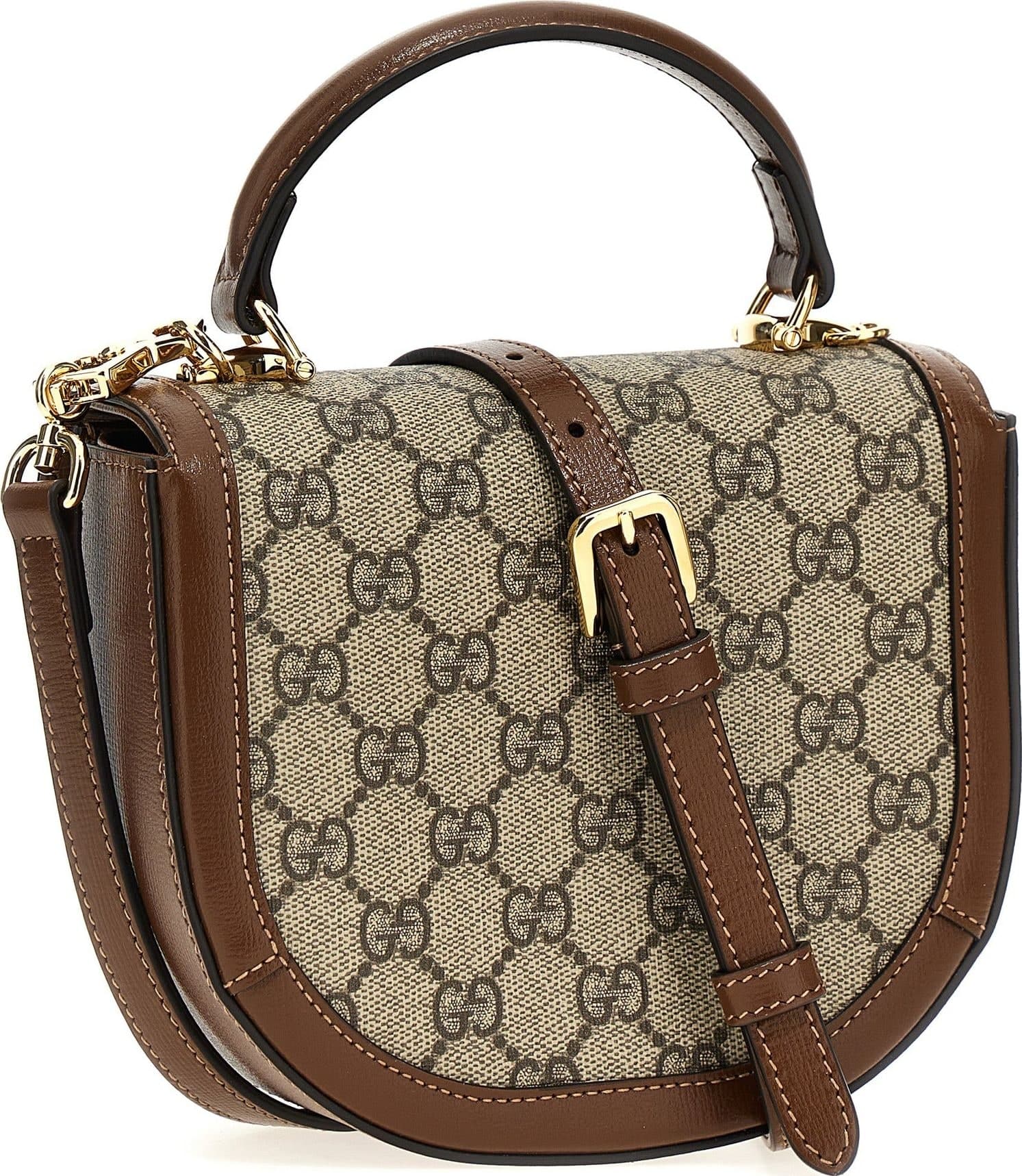 Brown Polyethylene Handbag - 2