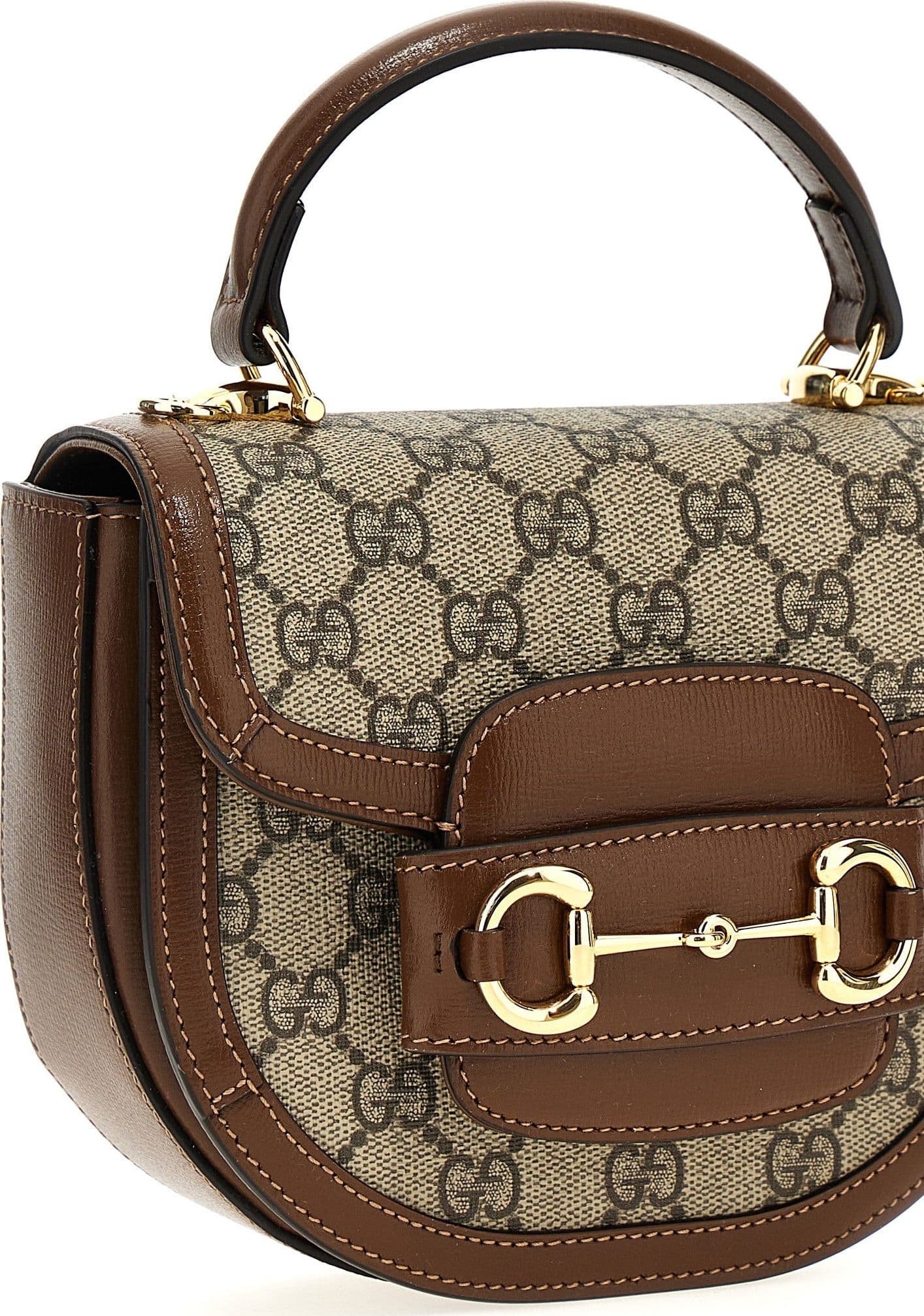 Brown Polyethylene Handbag - 3