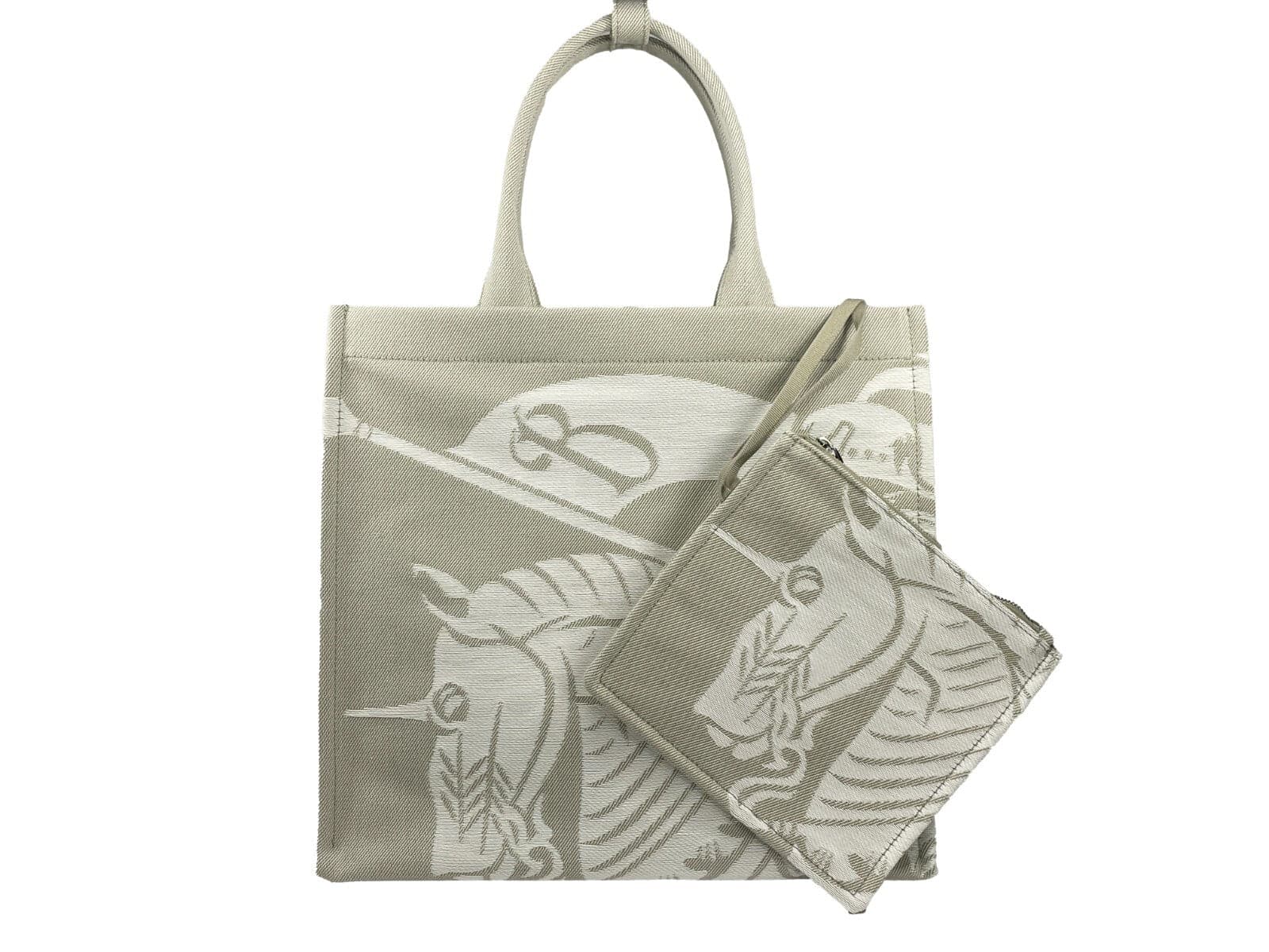 Burberry EKD Canvas Tote Bag With Coin Pouch - 3