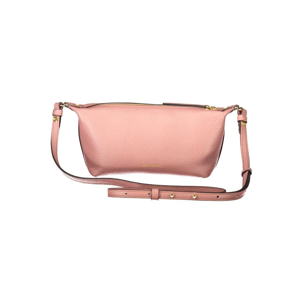 Pink Leather Handbag - 2