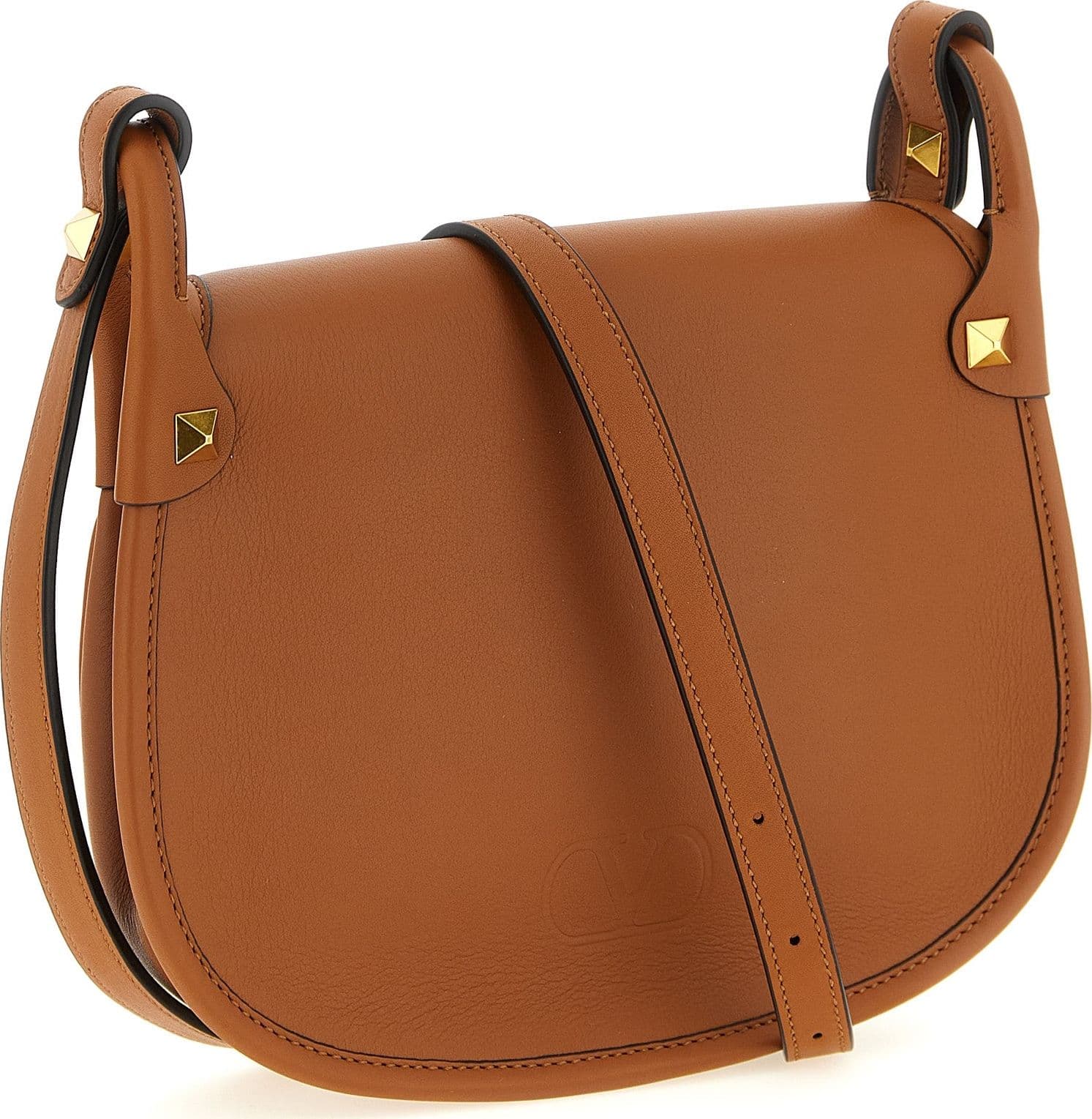 Brown Calfskin Shoulder Bag - 2