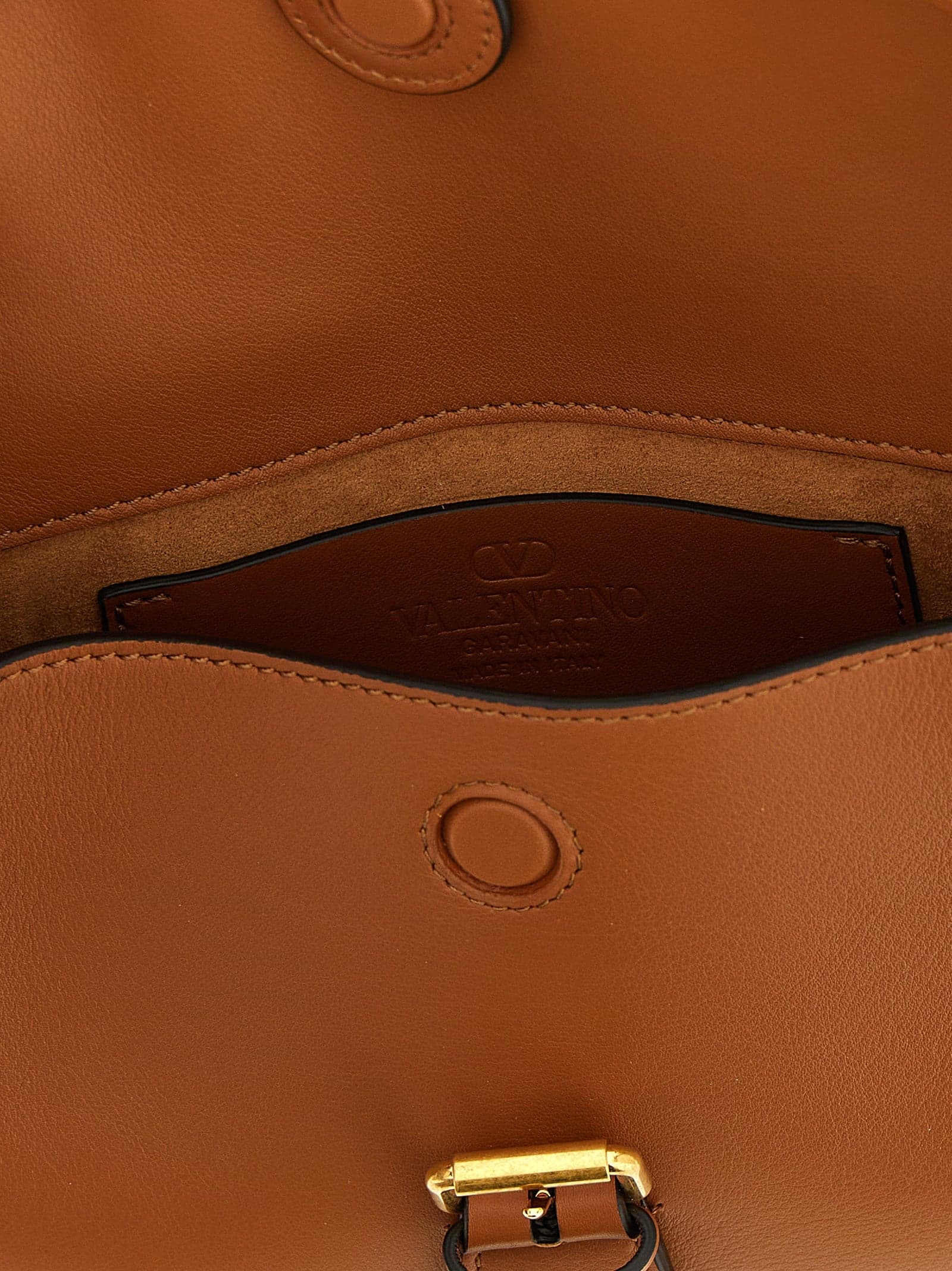 Brown Calfskin Shoulder Bag - 4