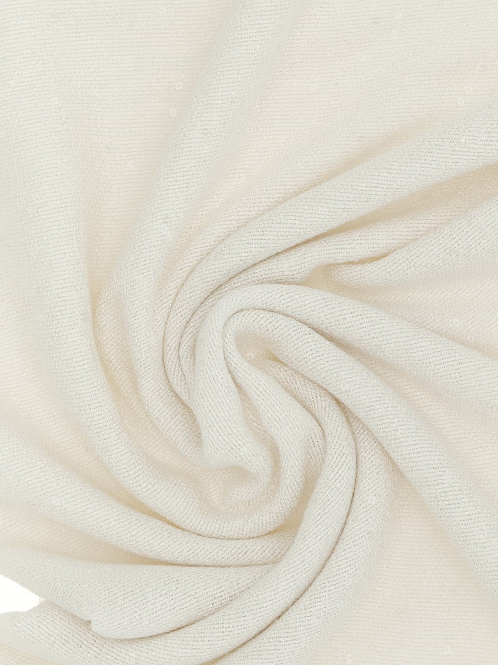 White Cashmere Scarf - 3
