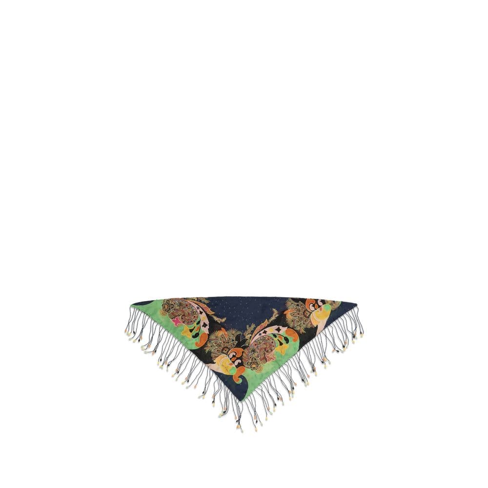 Multicolor Silk Scarf - 2