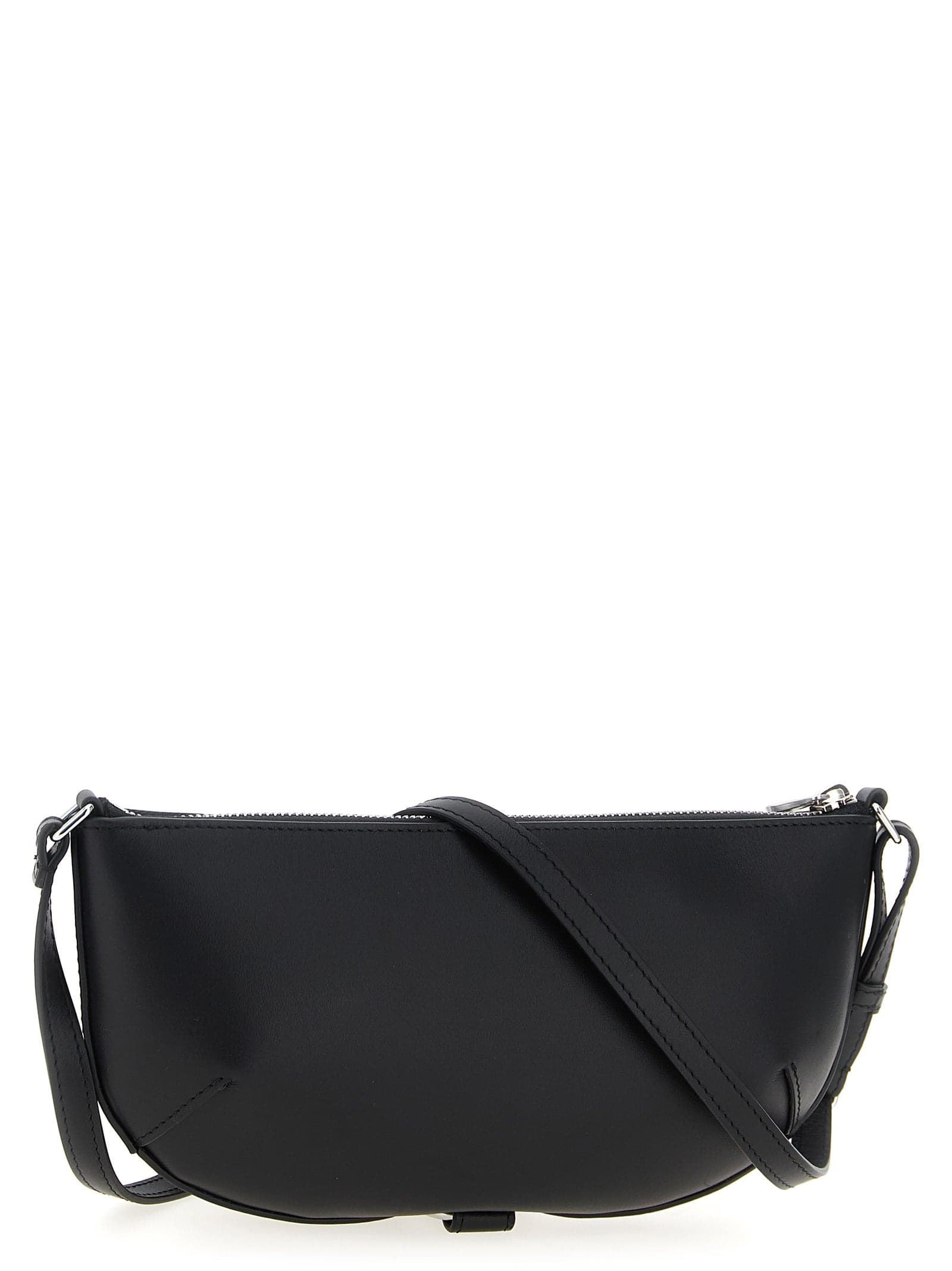 Black Calfskin Shoulder Bag - 2