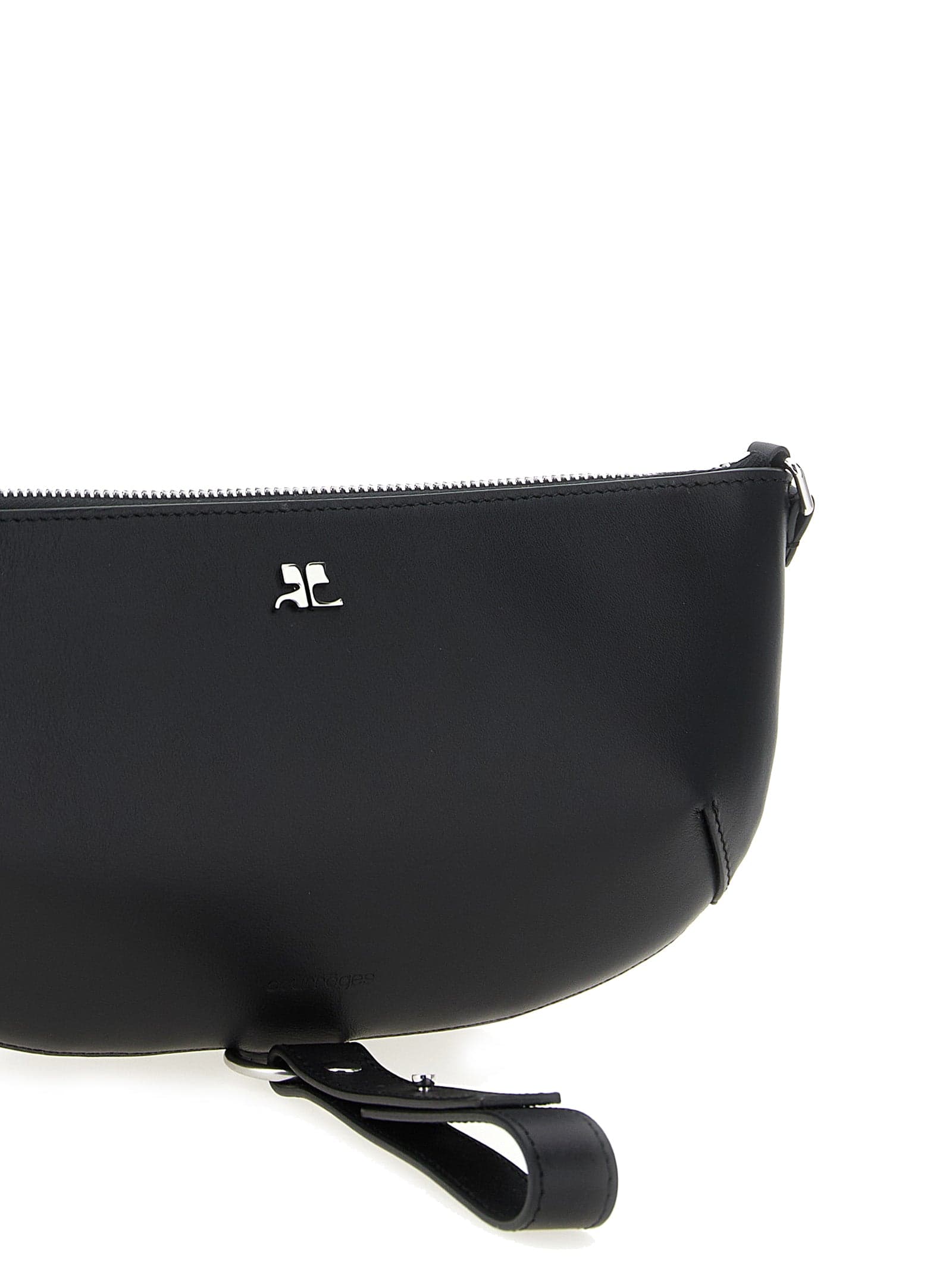 Black Calfskin Shoulder Bag - 3