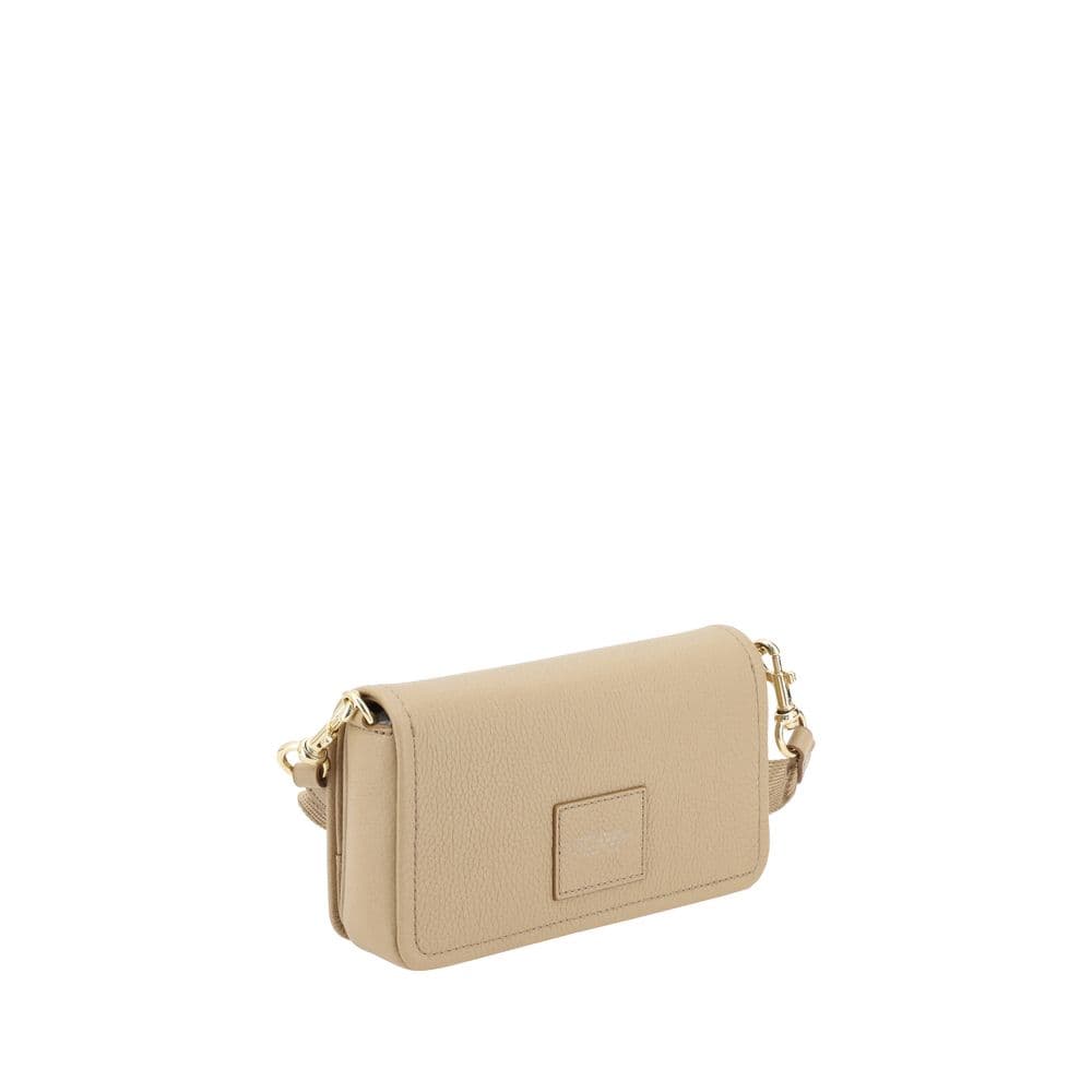 Beige Calf Leather Bos Taurus Shoulder Bag - 3