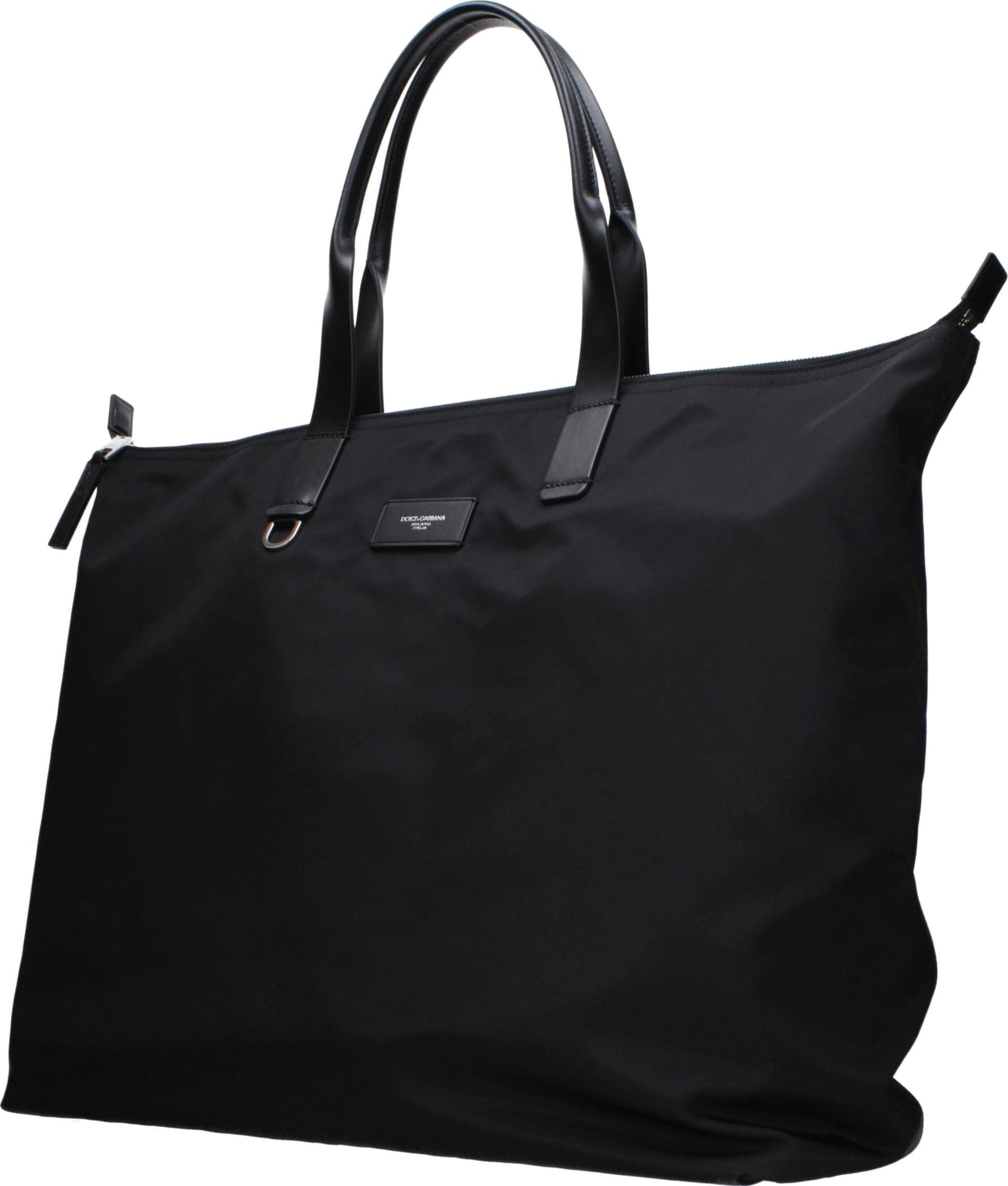 Black Nylon Shoulder Bag - 2