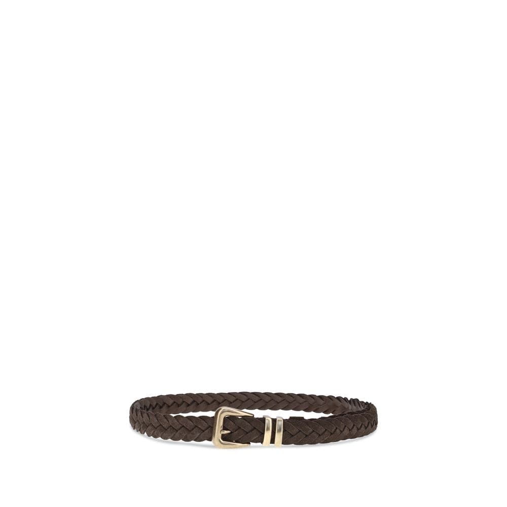 Brown Calf Leather Bos Taurus Belt - 2