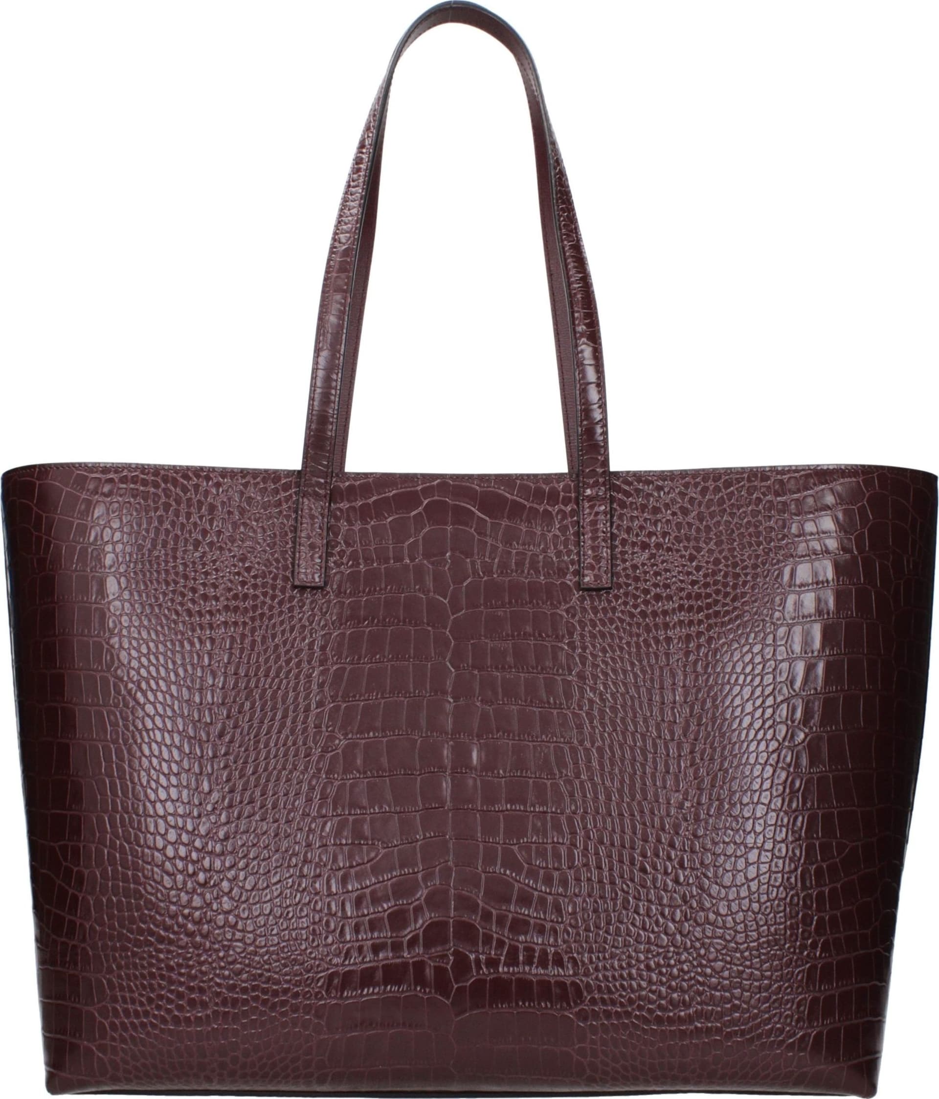 Red Leather Shoulder Bag - 3