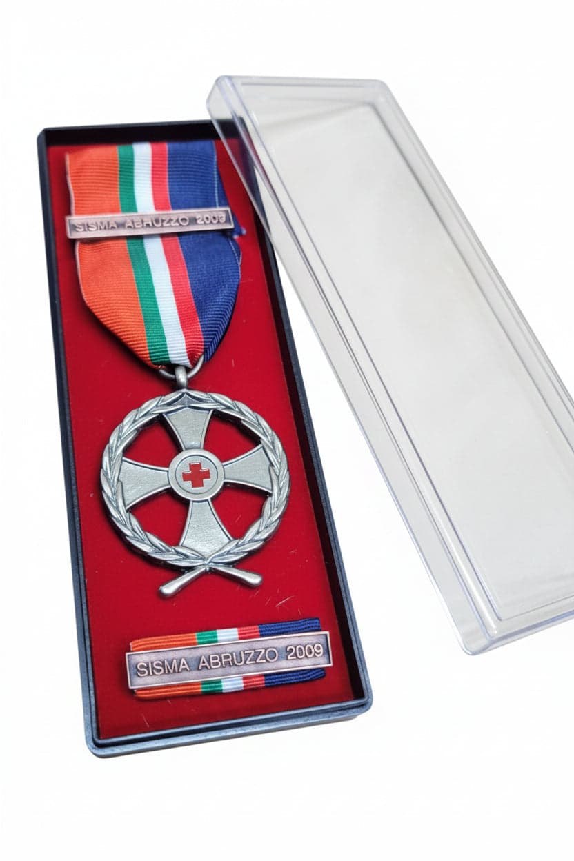 Medaglia Commemorativa Croce Rossa SISMA ABRUZZO 2009 - 7