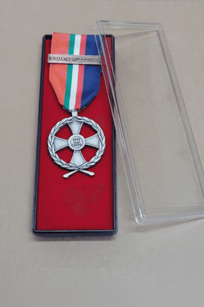 Medaglia Commemorativa Croce Rossa SISMA ABRUZZO 2009 - 2