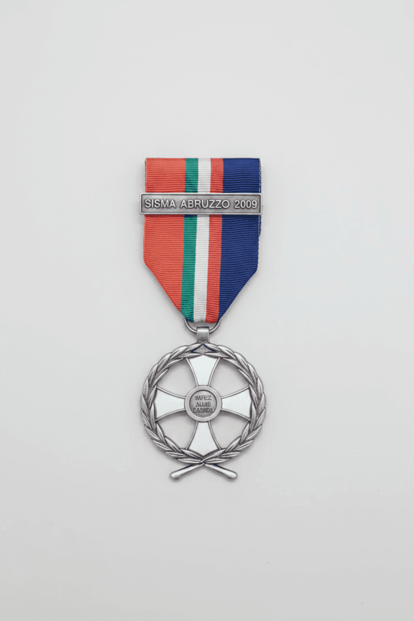 Medaglia Commemorativa Croce Rossa SISMA ABRUZZO 2009 - 3