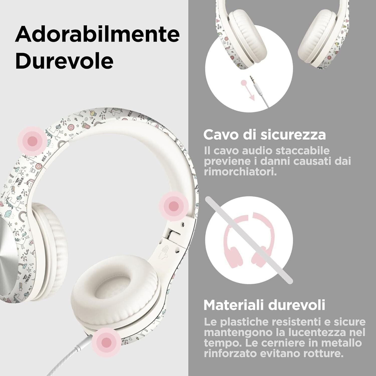 Lilgadgets Connect+Pro Cuffie per ragazze per la scuola - Progettate pensando - 6
