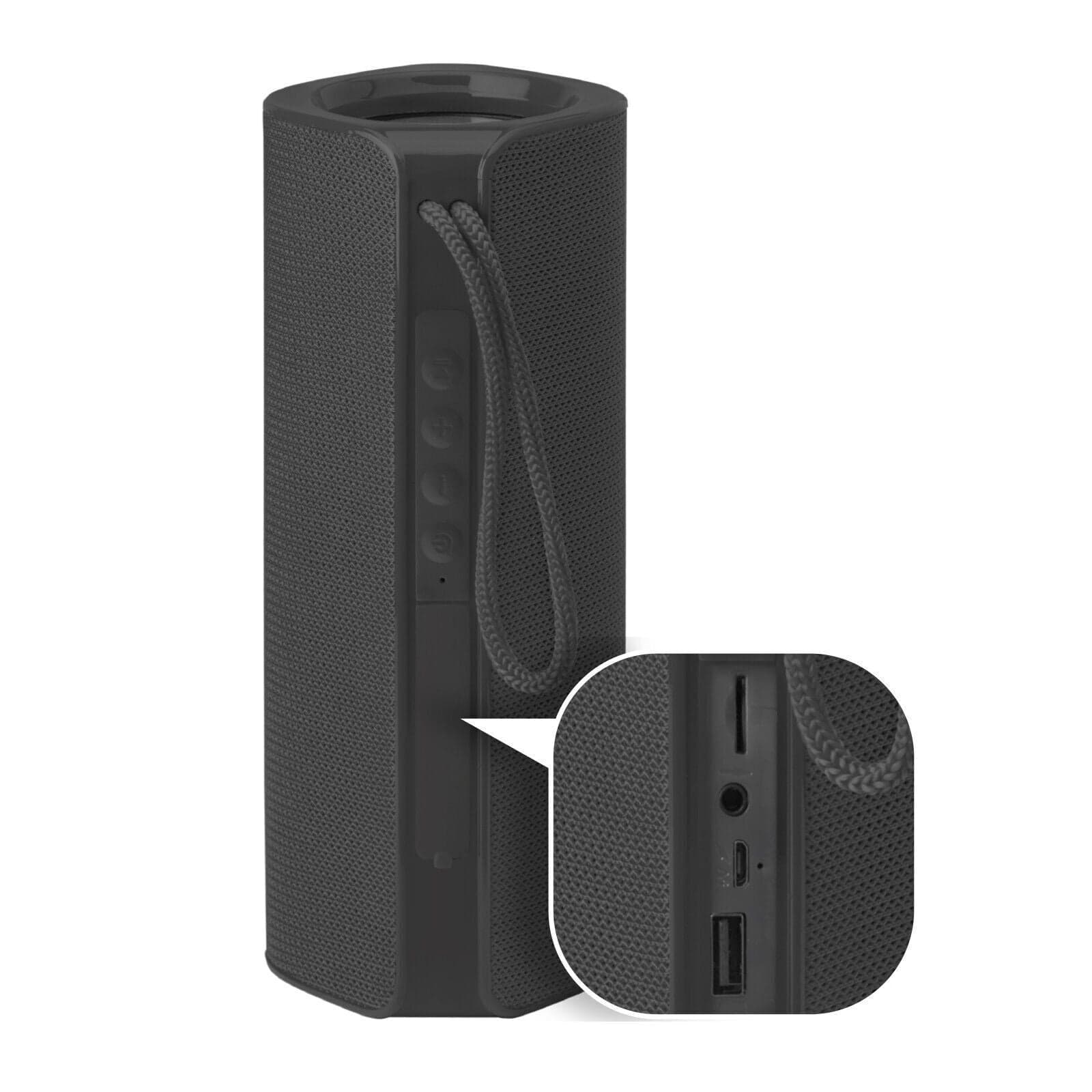 Music Hero Speaker wireless Pump 6W con laccio e finitura in tessuto - 2