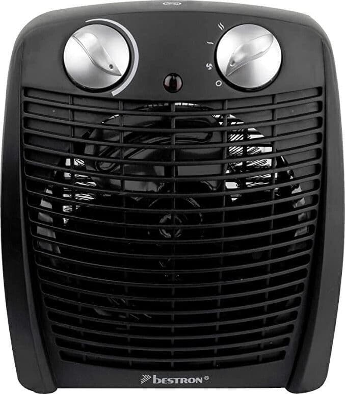 Bestron AFH211B Termo Ventilatore, 2000 W, Plastic, Nero - 2