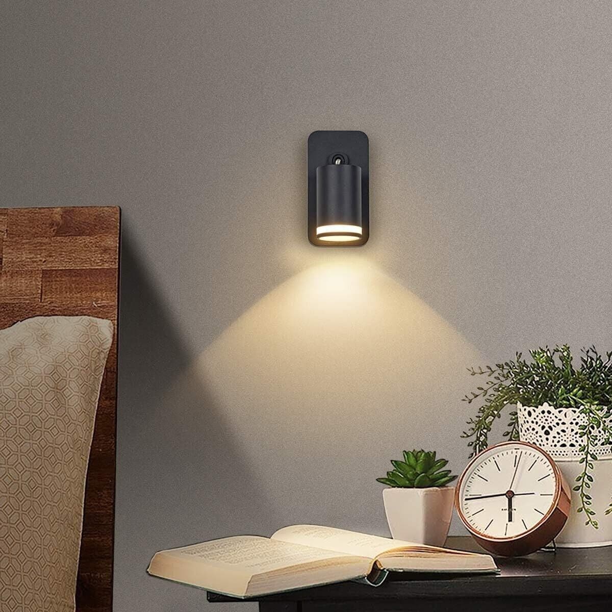 Lampada da parete per interni Camera da letto Soggiorno Lampada Faretto LED - 5