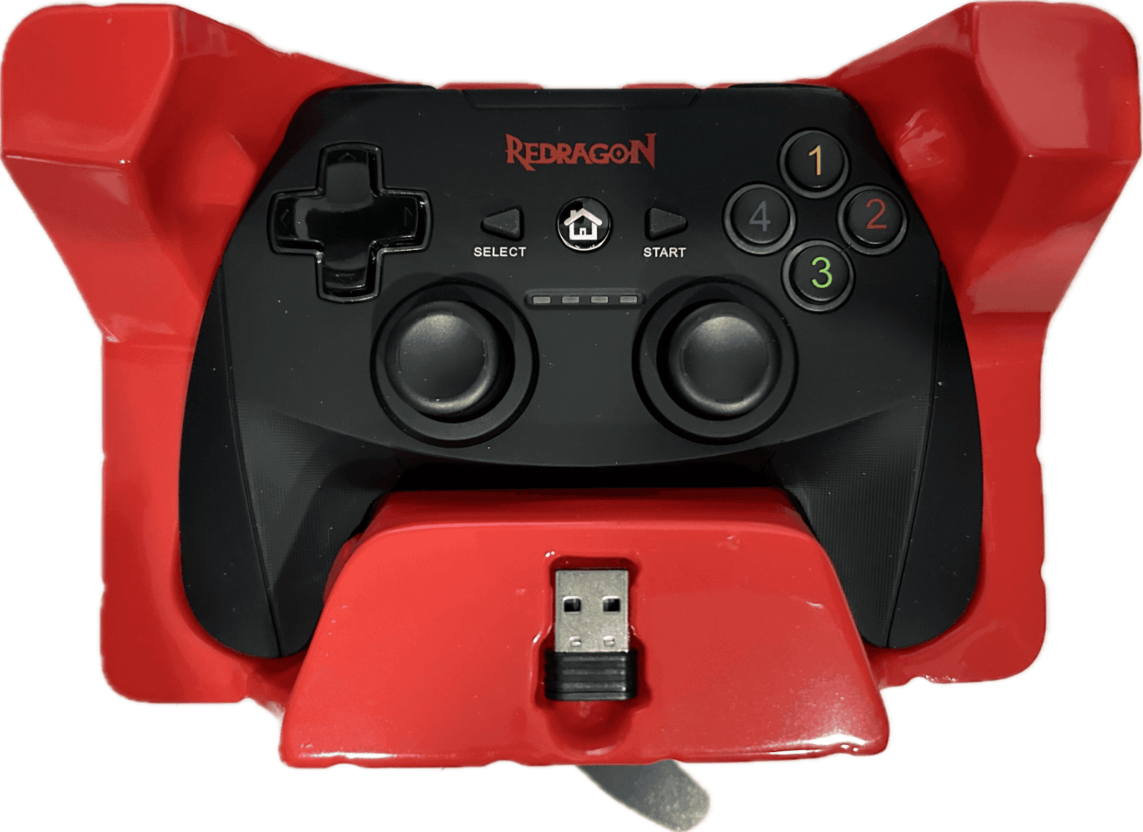 CONTROLLER GAMEPAD WIRELESS REDRAGON Harrow G808 compatibile con PC e PS3 - 5