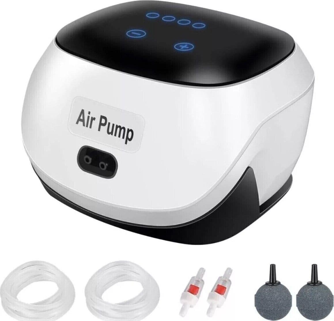 Pompa ad Aria per Acquario Simple deluxe con doppia Uscita del Flusso d'Aria