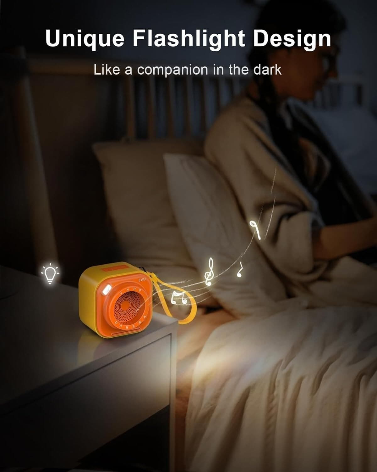 EWA Mini altoparlante wireless Bluetooth con cordino wireless portatile Arancio - 6